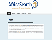 Tablet Screenshot of africasearch.co.za